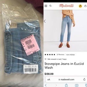 Madewell Stovepipe Jeans